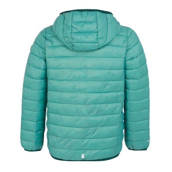 Regatta Girls Marizion Hooded Padded Jacket - Dusty Green/Deep Pink