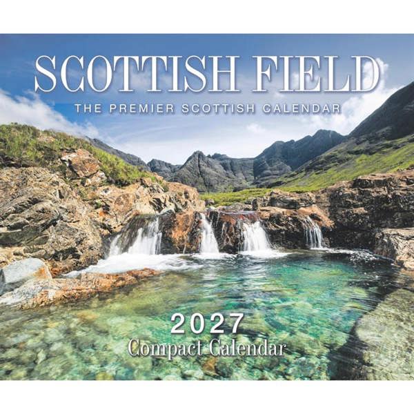 Scottish Field Mini Calendar 2027, Wall Calendars, Month To View, Travel, Gift
