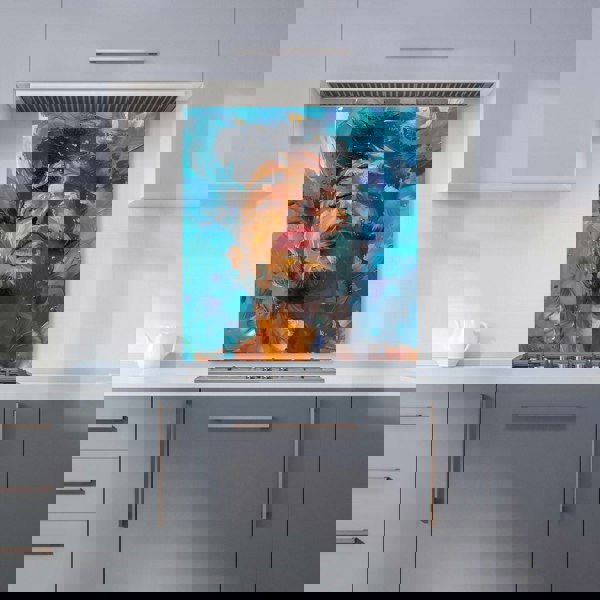 Warren Reed - Designer Vivid Serenity Kitchen Splashback