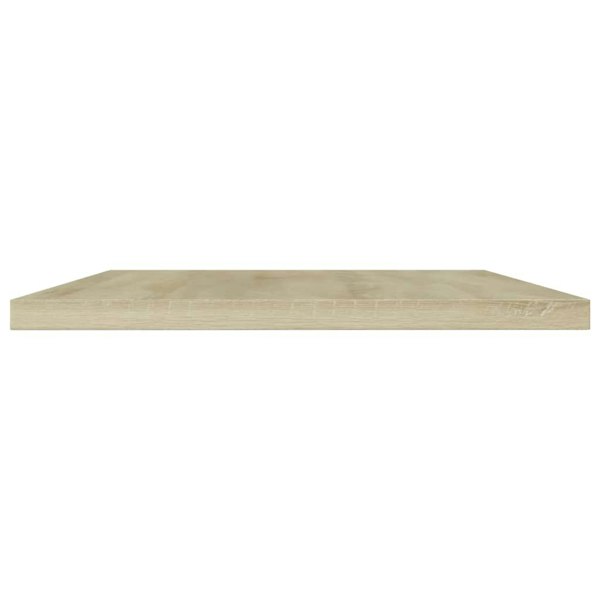 Berkfield Bookshelf Boards 4 pcs Sonoma Oak 60x20x1.5 cm Engineered Wood