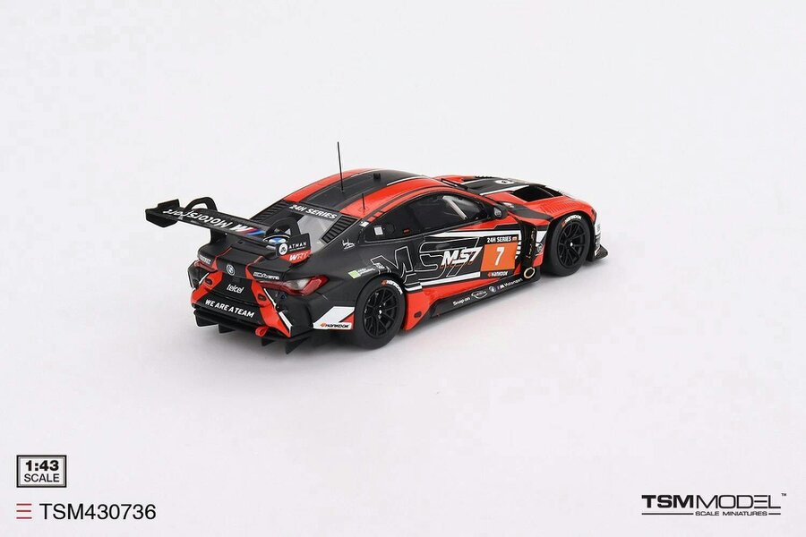 MCSlots BMW M4 GT3 #7 Team WRT 2023 24Hr Dubai Winner 1:43 Scale TSM430736