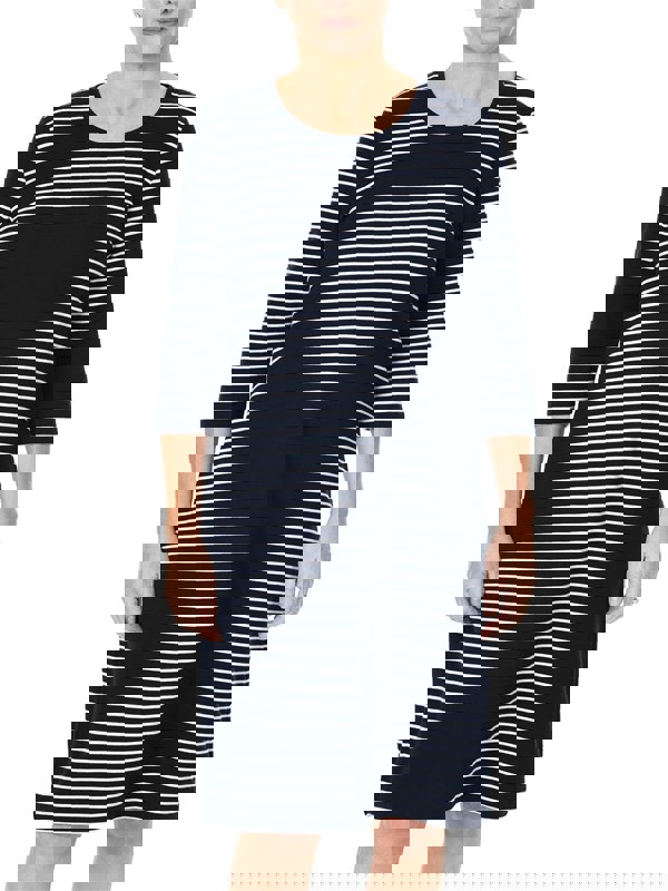 PennyPlain Striped Dress - French Navy