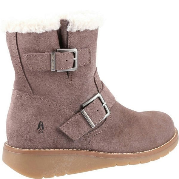 Hush Puppies Women's Lexie Suede Ankle Boots - Taupe