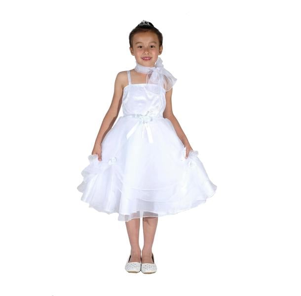Cinda Party Dress with Scarf