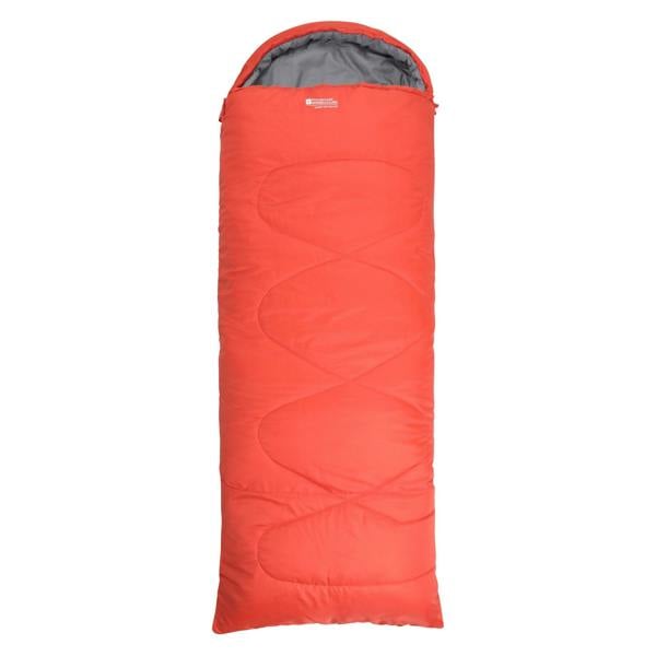Mountain Warehouse Summit 250 Right Zip Winter Sleeping Bag - Burnt Orange - 