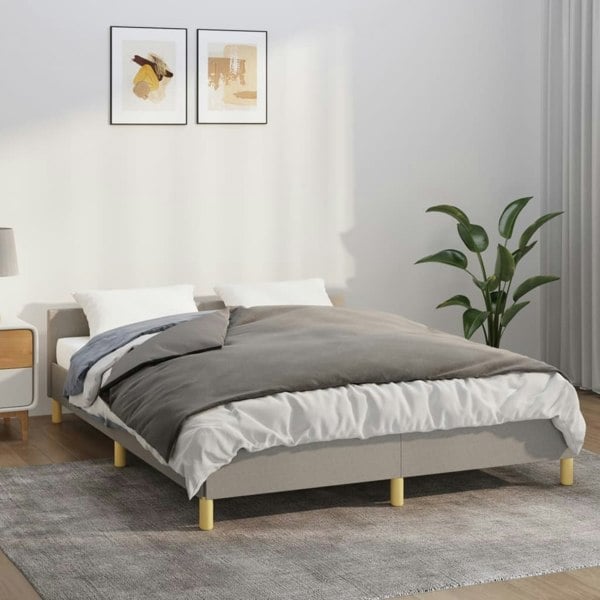 Berkfield Weighted Blanket with Cover Grey 135x200 cm Single 6 kg Fabric