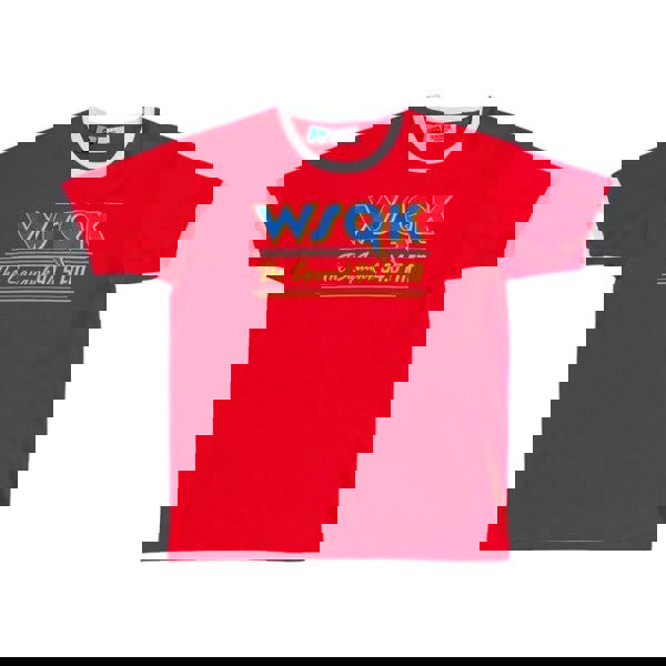 Stranger Things Unisex Adult WSQK Logo T-Shirt - Red