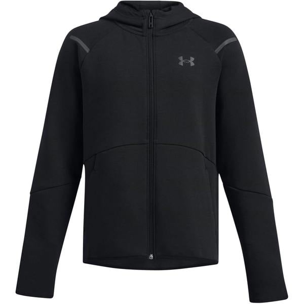 Under Armour Boys Full Zip Hoodie - Black - 