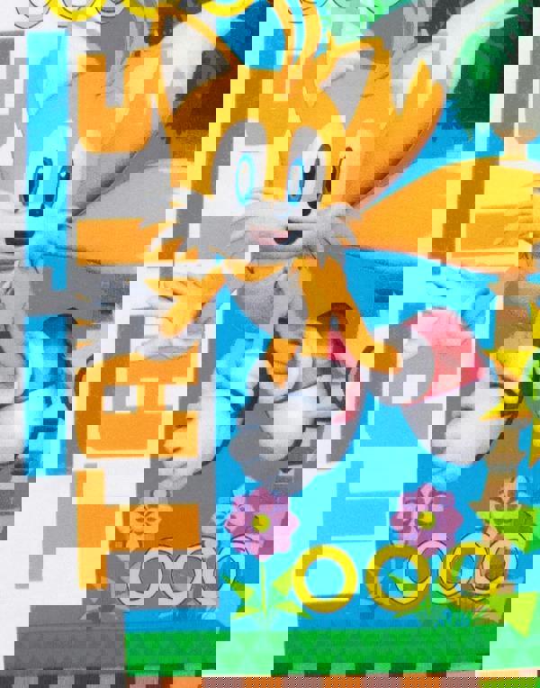 Sonic the Hedgehog Unisex Kids White Tails Short Sleeved T-Shirt