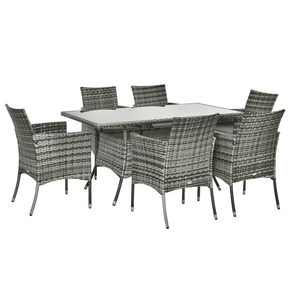Resin Rattan Dining Set