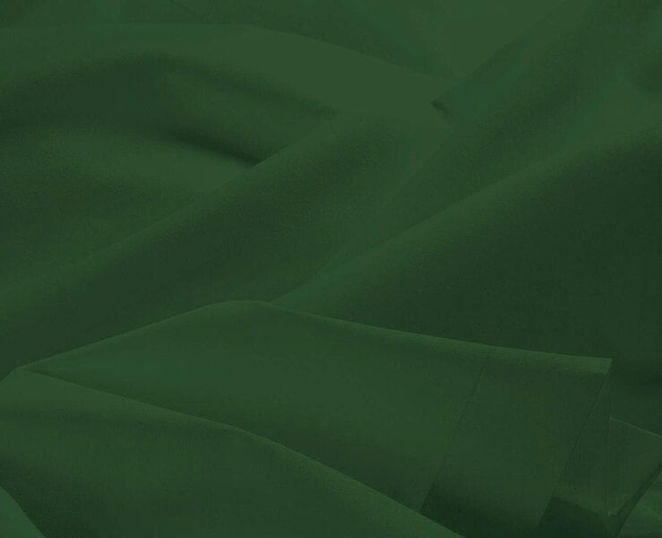 Night Zone 180 Thread Count Percale Flat Sheet – Non Iron Polycotton Bed Linen - Green