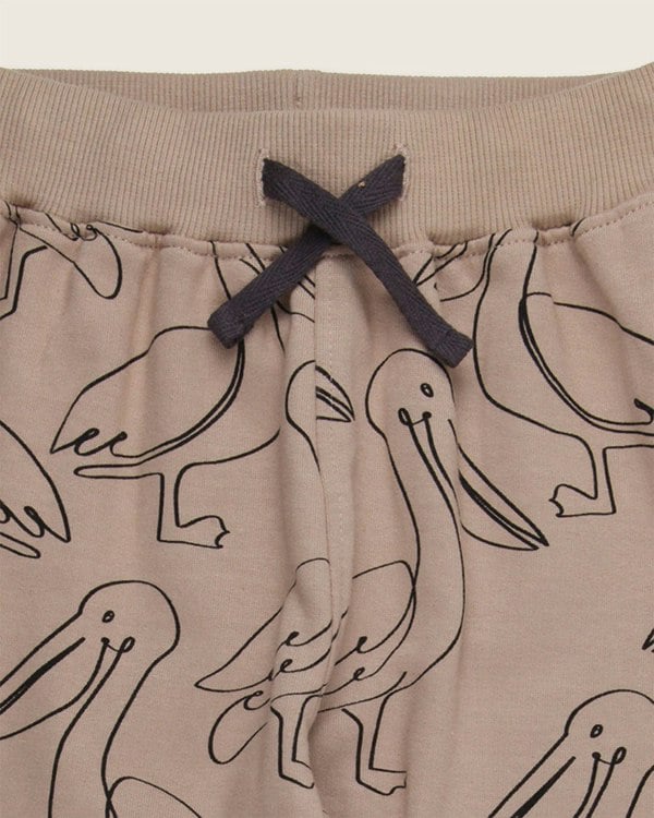 organic cotton Beige Pelican Print Joggers - image 4
