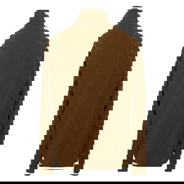 Regatta Great Outdoors Mens Montes Funnel Neck Fleece Jumper - Pumpkin Spice/Black - 