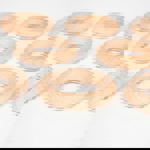 tickit Natural Wooden Rings