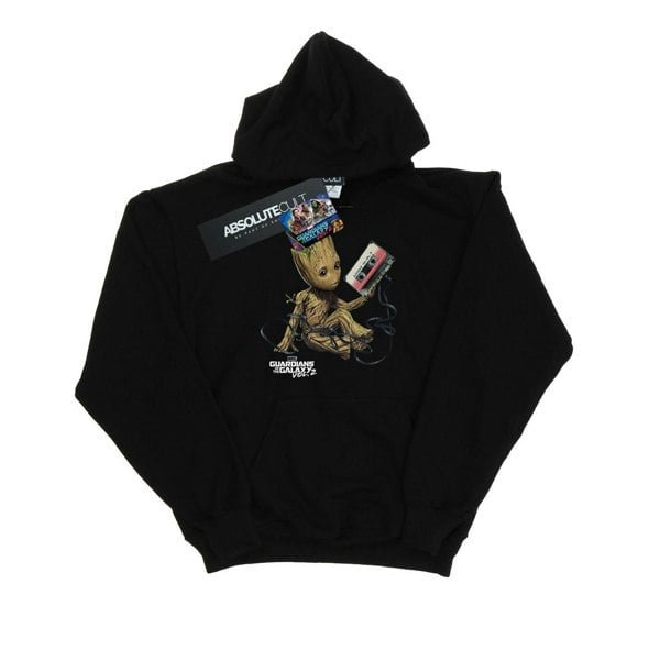 Marvel Boys Guardians Of The Galaxy Groot Tape Hoodie - Black