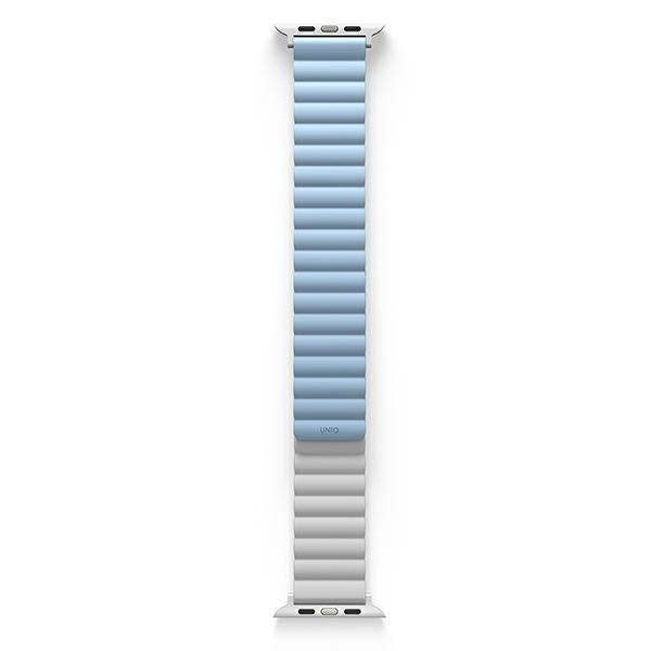 Uniq Revix Strap for Apple Watch 7/8/9/10/SE/SE2/Ultra 42/44/45/49mm White and Blue - UNIQ-45MM-REVWHTBLU