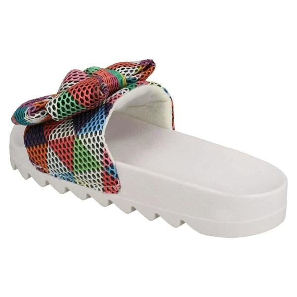 Spot On Ladies Spot On Multi Twist Bow Sliders