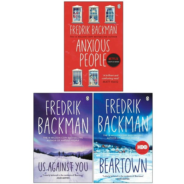 Penguin Fredrik Backman Beartown Series 3 Books Collection Set