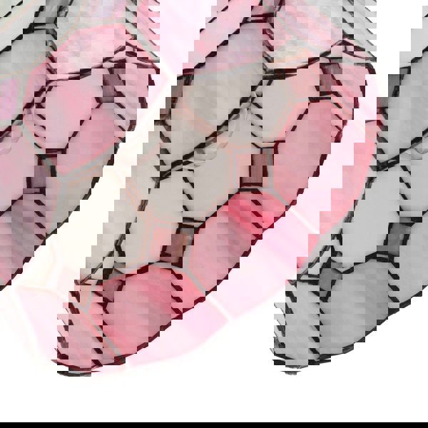 Traditional Soft Pink and Opal White Tiffany Glass Pendant Light Shade Image 5