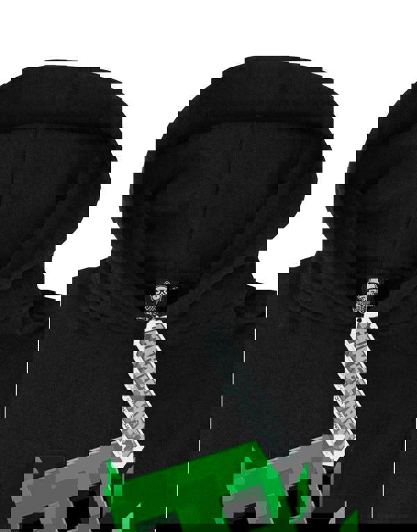 Minecraft Boys Black Creeper Hoodie [dis]