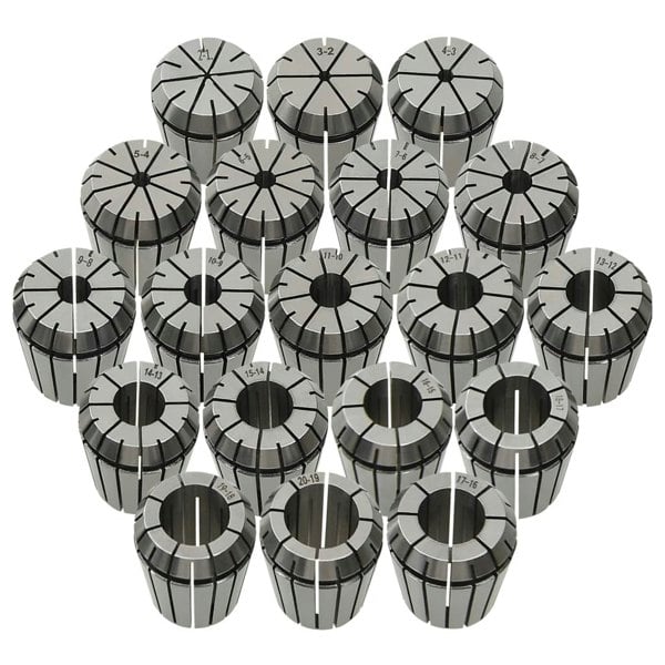 Berkfield ER32 Collets 19 pcs Turning Tool Set
