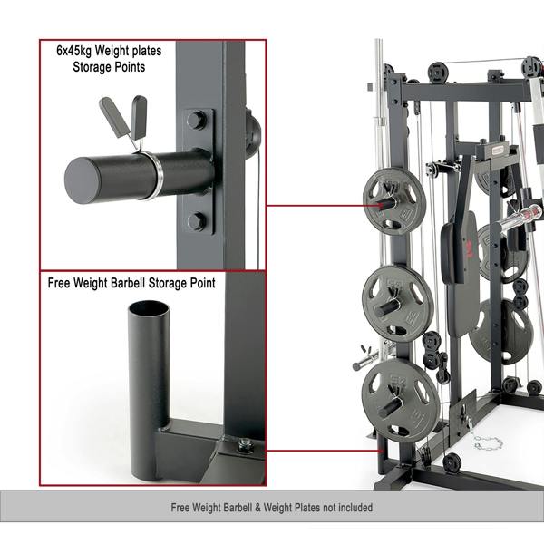 Marcy SM4033 Smith Cage Linear Bearings - Marcy SM4033 Smith Cage Machine Linear Bearings Utility Weight Bench