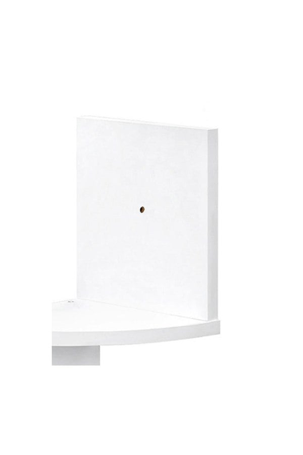 Living and Home 3-Tier Wooden Zigzag Floating Corner Shelves