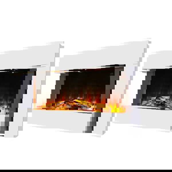 50 Inch LED Electric Fireplace L Shaped Wall Mounted Electric Fire Fireplaces Living and Home