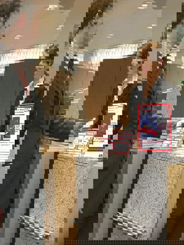 Durable Acrylic Aluminium Display Stand Table Menu & Sign Holder | A5 | Clear