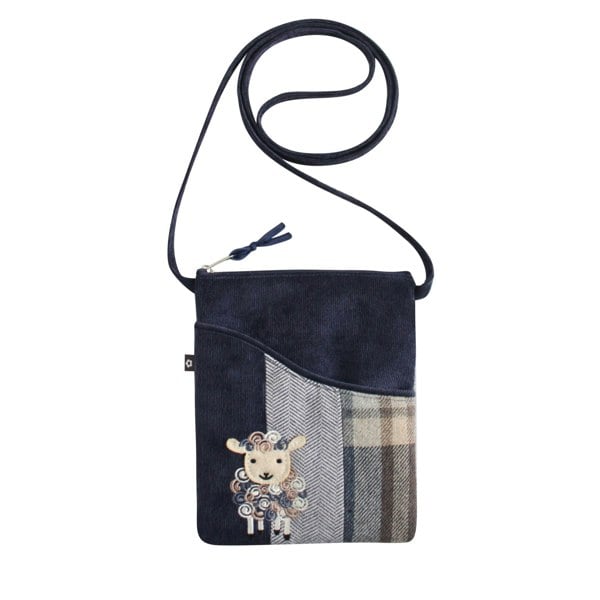 Earth Squared Small Sling Crossbody Appliqué Phone Bag – Sheep Design