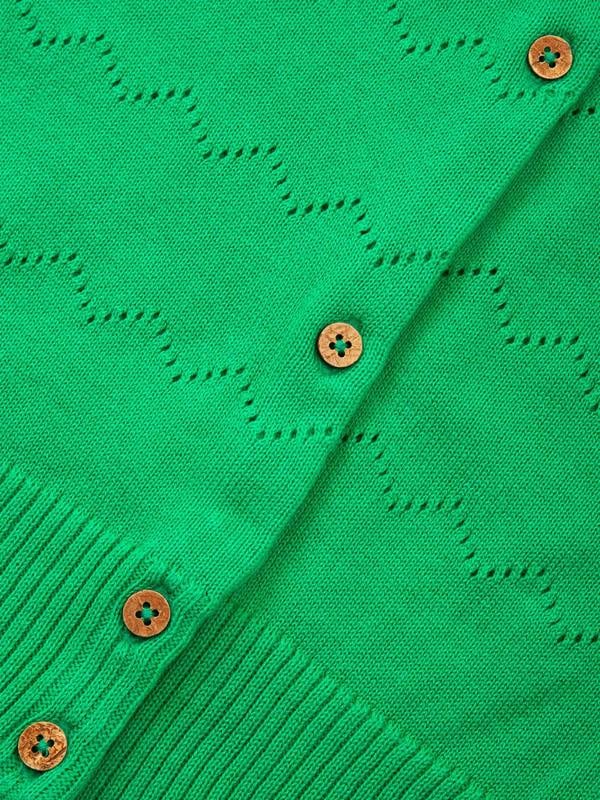 Kite Womens Organic Sandecotes Knit Cardigan Parakeet