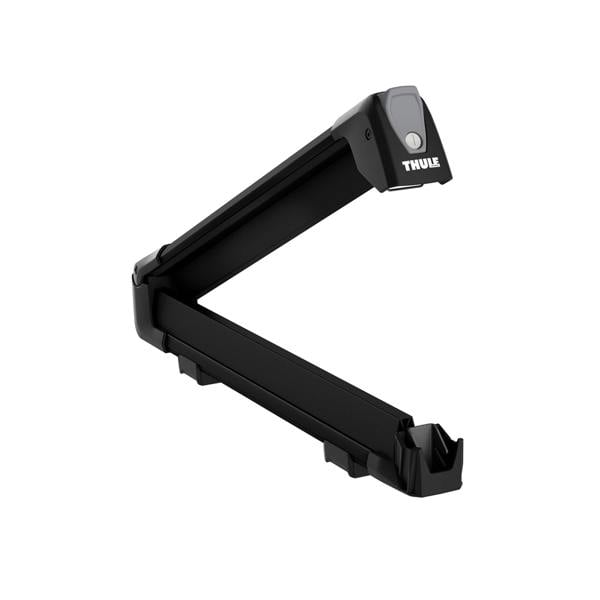 Thule SnowPack L Black Roof Mounted Ski and Snowboard Carrier Holds 6 Skis or 4 Snowboards