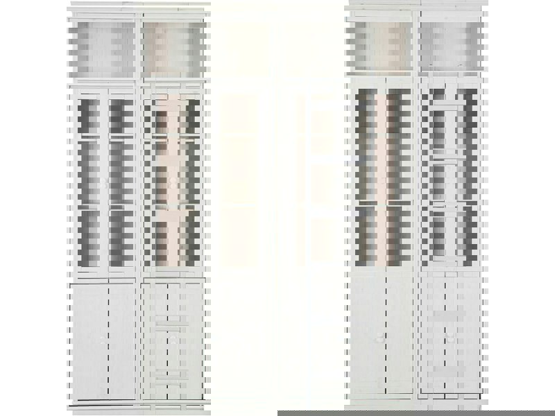 Dorel Home Anita Wall Unit J white lacquer