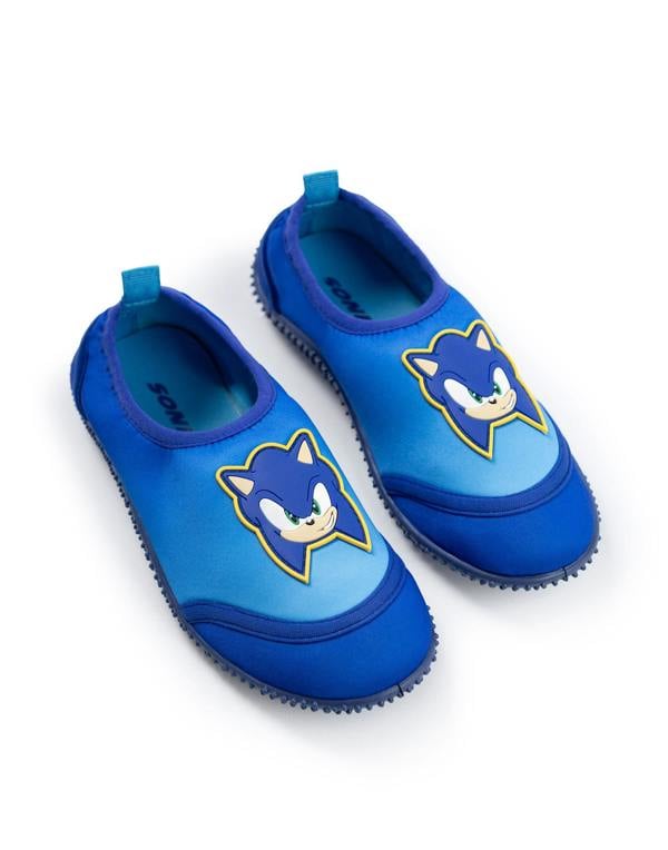 Sonic the Hedgehog Boys Blue Character Aqua Shoes