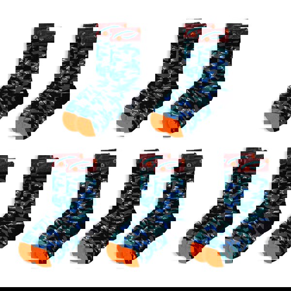 Anysox 5 Pairs Black Size 5-9 Fashion Sock High-Quality Office Sports Business Long Socks Cotton Solid Colors Skateboard Knitted Casual