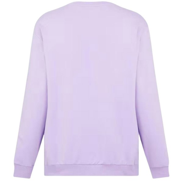 Moschino Taped Sleeve Purple Sweatshirt XS