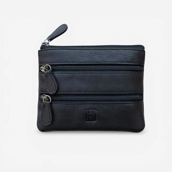 PRIMEHIDE Small 3 Zipper Coin Purse