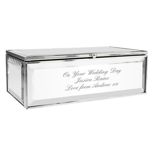 Personalised Memento Company Personalised Mirrored Jewellery Box
