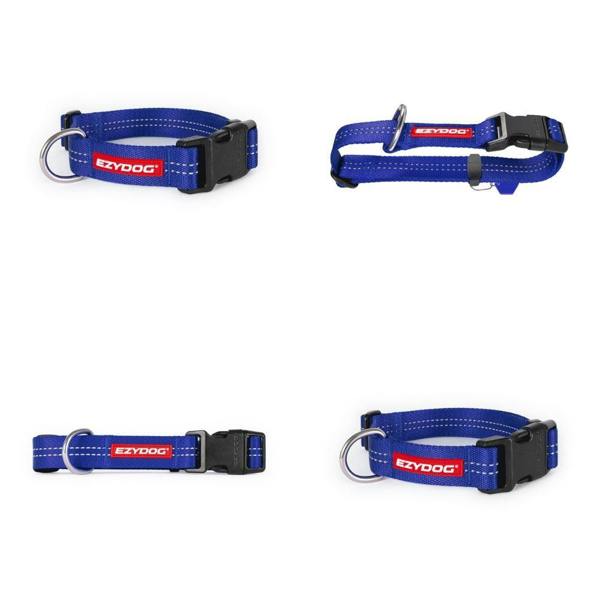 EzyDog Essential Adjustable Dog Collar in Blue