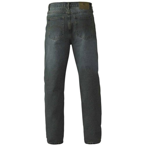 Duke Mens D555 Rockford Denim Comfort Jeans - Bleach