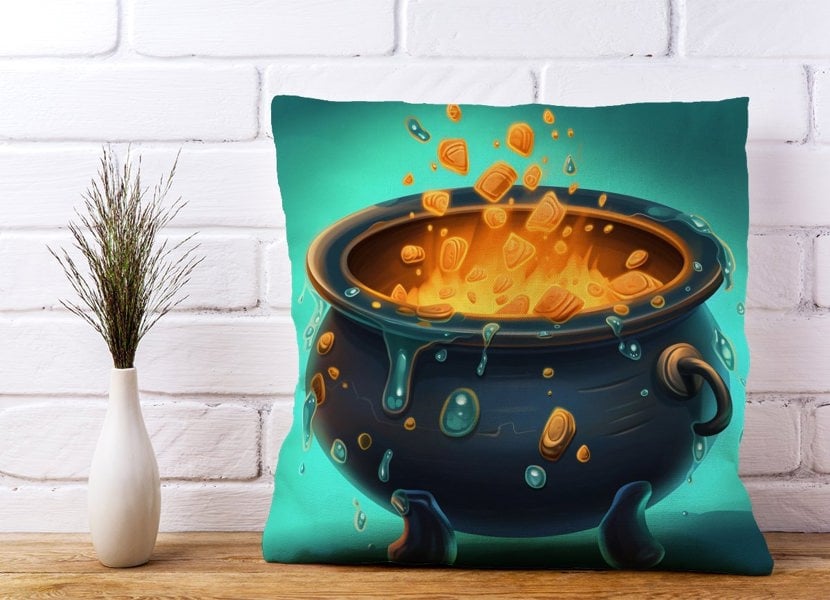 Warren Reed Bubbling Cauldron Splashart Cushions