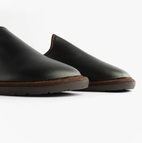 Nordikas 131 DUBLIN Mens Mule Slippers Black