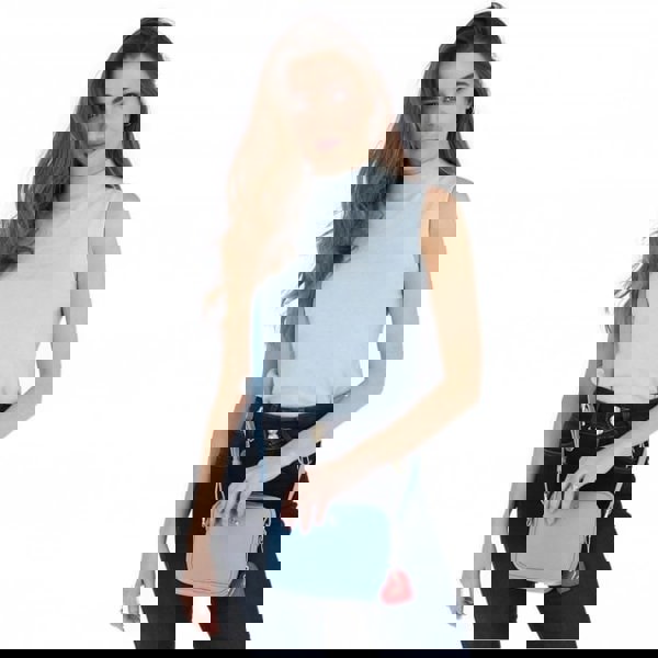 Ashwood "Haute" Zip Top Leather Cross Body Bag: 63594