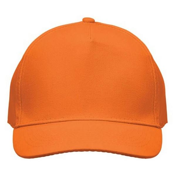 MidOcean Sunny 5 Panel Baseball Cap - Orange - 