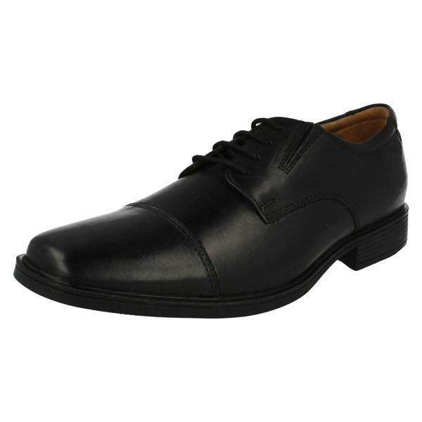 Clarks Mens Clarks Formal Lace Up Shoes Tilden Cap