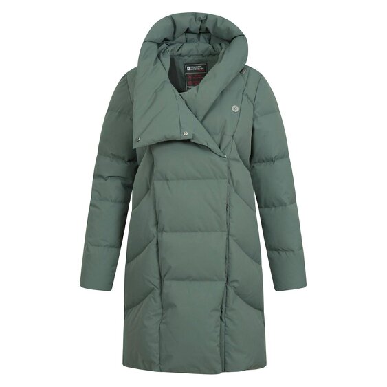 Mountain Warehouse Womens/Ladies Cosy Extreme II Wrap Down Jacket - Khaki Green - Khaki Green - 100% Polyester