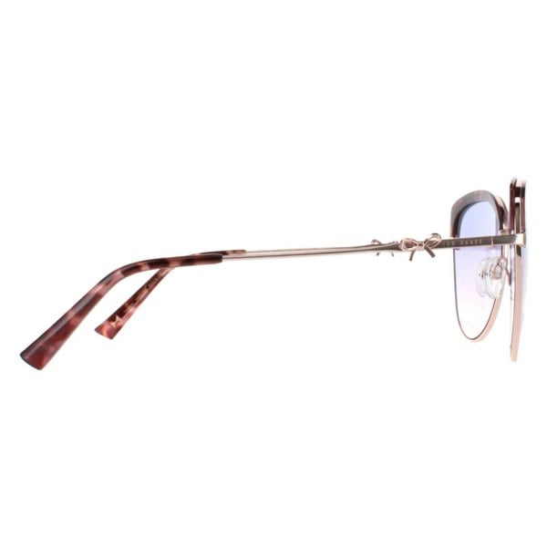Ted Baker Sunglasses TB1661 Tama 244 Rose Gold Tortoise Purple Pink Gradient