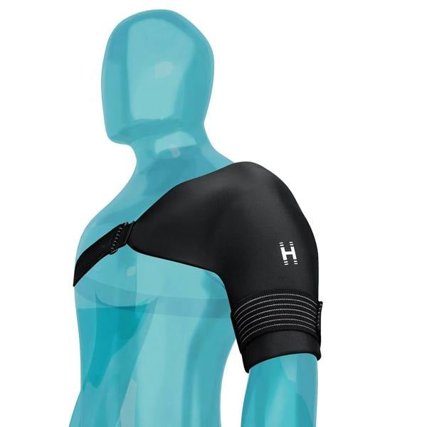 Homedics Hot & Cold Gel Compression Shoulder Support Sleeve Black