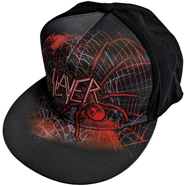 Slayer Spiderweb Band Logo Baseball Cap