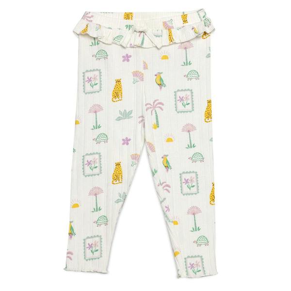 Mini Cuddles Baby Girls 3pk Printed Leggings, Multicolour